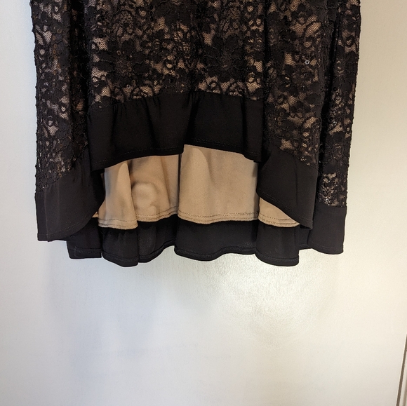 R&M Richards Lace Overlay Evening Dress - Picture 4 of 8